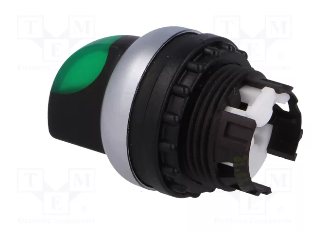 EATON ELECTRIC Interruptor rotativo verde de 3 posiciones 22mm