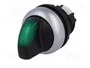 EATON ELECTRIC Interruptor rotativo verde de 3 posiciones 22mm