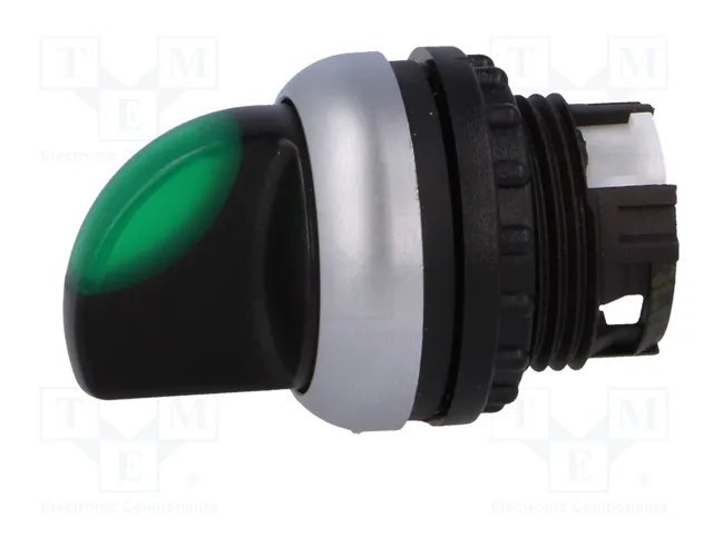 EATON ELECTRIC Interruptor rotativo verde de 3 posiciones 22mm