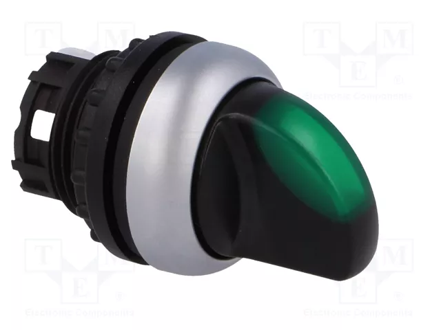 EATON ELECTRIC Interruptor rotativo verde de 3 posiciones 22mm