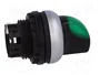 EATON ELECTRIC Interruptor rotativo verde de 3 posiciones 22mm