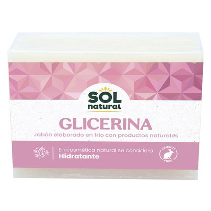 SOLNATURAL Jabón en pastilla de glicerina 100g