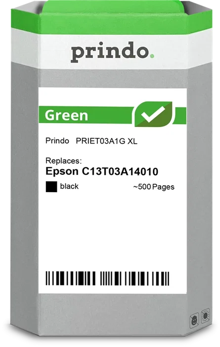 Prindo Cartucho de tinta negro PRIET03A1G Green XL Prindo Cartucho de tinta negro PRIET03A1G Green XL