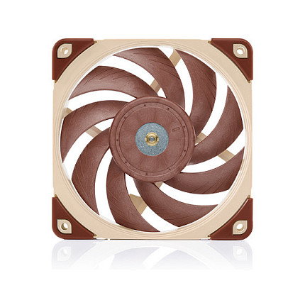 NOCTUA NF-A12X25 5V PWM Ventilador de PC 120mm, 2000 RPM, Flujo de Aire 102,1 m³/h, 22.6 dB, Beige/Rojo, Incluye Adaptador LNA y Tornillos