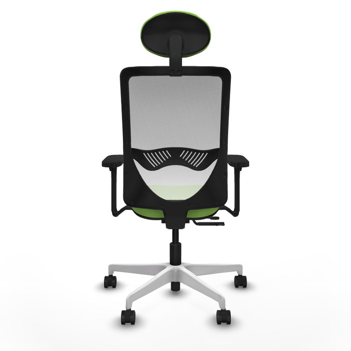 PIQUERAS Y CRESPO Silla de oficina Zulema Pistacho/Blanco con mecanismo Sincro/Traslack PIQUERAS Y CRESPO Silla de oficina Zulema Pistacho/Blanco con mecanismo Sincro/Traslack