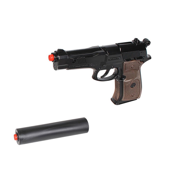 Gonher Agente Secreto 8 Tiros 239/6 Metralleta y Pistola de Metal con Accesorios para Niños Gonher Agente Secreto 8 Tiros 239/6 Metralleta y Pistola de Metal con Accesorios para Niños