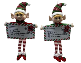 DKD Home Decor Decoración Colgante Navidad Tradicional Multicolor 9 x 55 x 30 cm (6 Unidades)