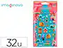 Imaginovo Pegatinas Kids Circo Goma Eva 190x105 mm con Relieve, Adhesivos Infantiles para Decorar