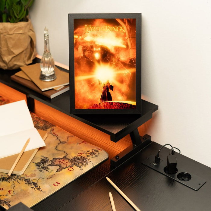 El Señor de los Anillos Panel LED enmarcado 28 x 20 cm El Señor de los Anillos Panel LED enmarcado 28 x 20 cm