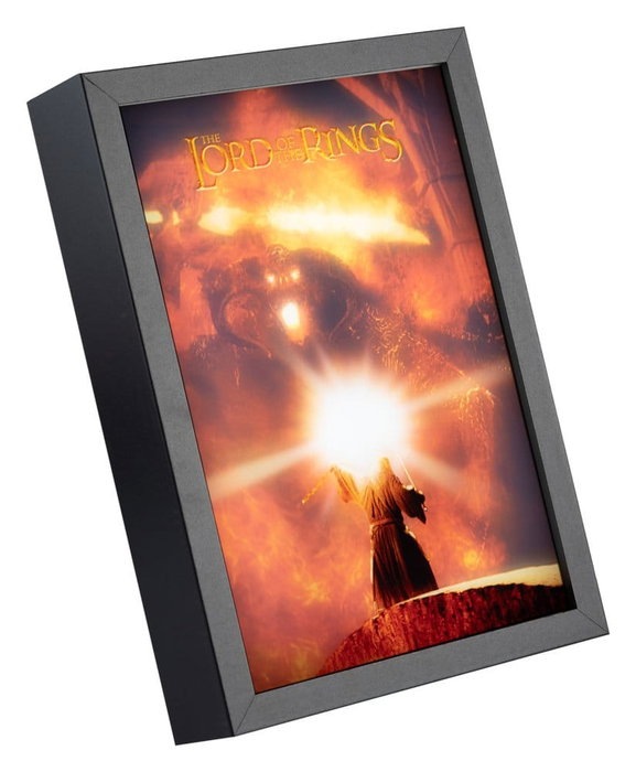 El Señor de los Anillos Panel LED enmarcado 28 x 20 cm El Señor de los Anillos Panel LED enmarcado 28 x 20 cm