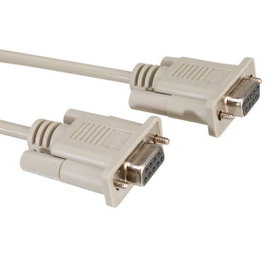 Roline Cable de Enlace Serial DB9 Hembra a Hembra 1,8 m