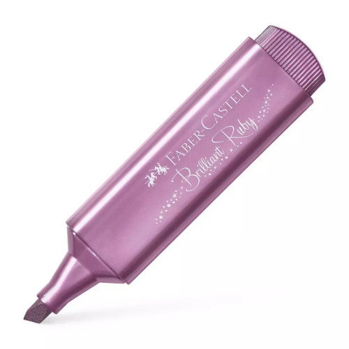 Faber-Castell Marcador Textliner 46 Metálico Rubí