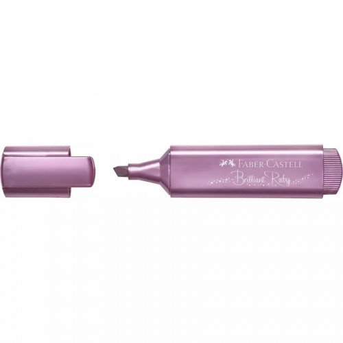 Faber-Castell Marcador Textliner 46 Metálico Rubí