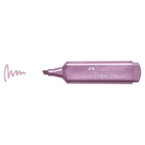 Faber-Castell Marcador Textliner 46 Metálico Rubí