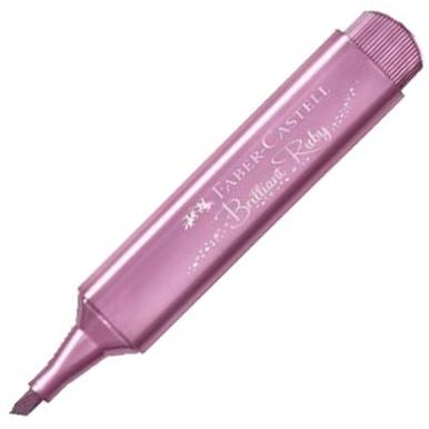 Faber-Castell Marcador Textliner 46 Metálico Rubí