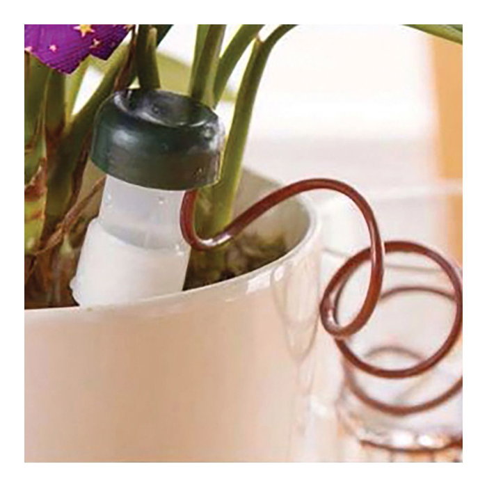 Blue Bird-Altadex Sistema de riego aquac para macetas 3+1 conos 7 cl/día, Transparente, PVC + cerámica, Tratamiento anti UV