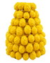 DKD Home Decor Jarrón de Gres Pitahaya Amarillo