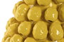 DKD Home Decor Jarrón de Gres Pitahaya Amarillo