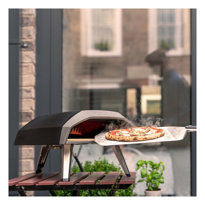 Ooni Koda 12 Horno de Pizza a Gas Negro Acero Inoxidable Hasta 500°C