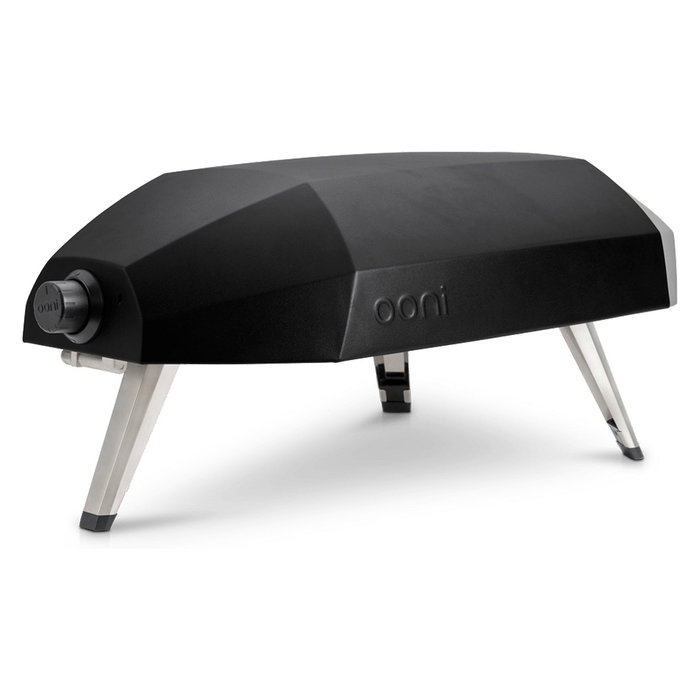 Ooni Koda 12 Horno de Pizza a Gas Negro Acero Inoxidable Hasta 500°C