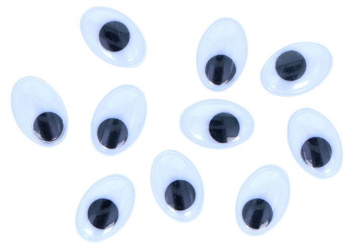 Innspiro Ojos Móviles Negros Autoadhesivos Ovalados 11x14mm (60 unidades) Innspiro Ojos Móviles Negros Autoadhesivos Ovalados 11x14mm (60 unidades)