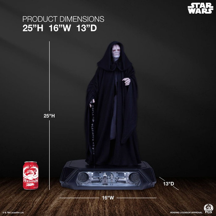 Premium Collectibles Studio Star Wars Estatua Hyperreal 1/3 Emperor Palpatine Premium Collectibles Studio Star Wars Estatua Hyperreal 1/3 Emperor Palpatine