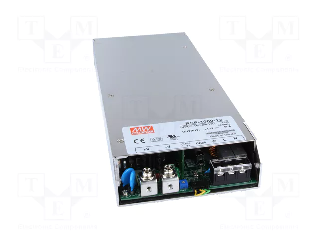 MEAN WELL RSP-1000-12 720W 12VDC 60A