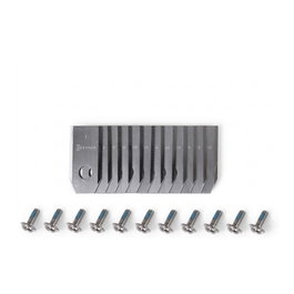 Ecovacs Ersatzmesser (VPE 12) para GOAT G1, Cuchilla cortacésped, Acero inoxidable