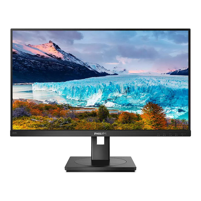 Philips 222S1AE/00 Monitor LCD IPS Full HD de 21.5 pulgadas (54.6 cm) 1920 x 1080, 75 Hz, 4 ms, Negro, sin marco, montaje VESA