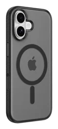 Belkin SheerForce Funda Compatible con MagSafe para Apple iPhone 17 (16 cm / 6.3") - Negro, Resistente a Golpes y Caídas