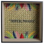 Home Deco Factory Juego 2 Estantes Exotic Sauvage Madera Estampados Tropicales