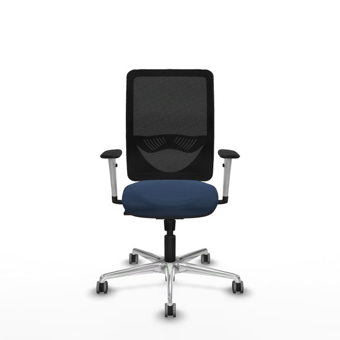 PIQUERAS Y CRESPO Silla de oficina Zulema con mecanismo Sincro, Azul marino y Negro PIQUERAS Y CRESPO Silla de oficina Zulema con mecanismo Sincro, Azul marino y Negro