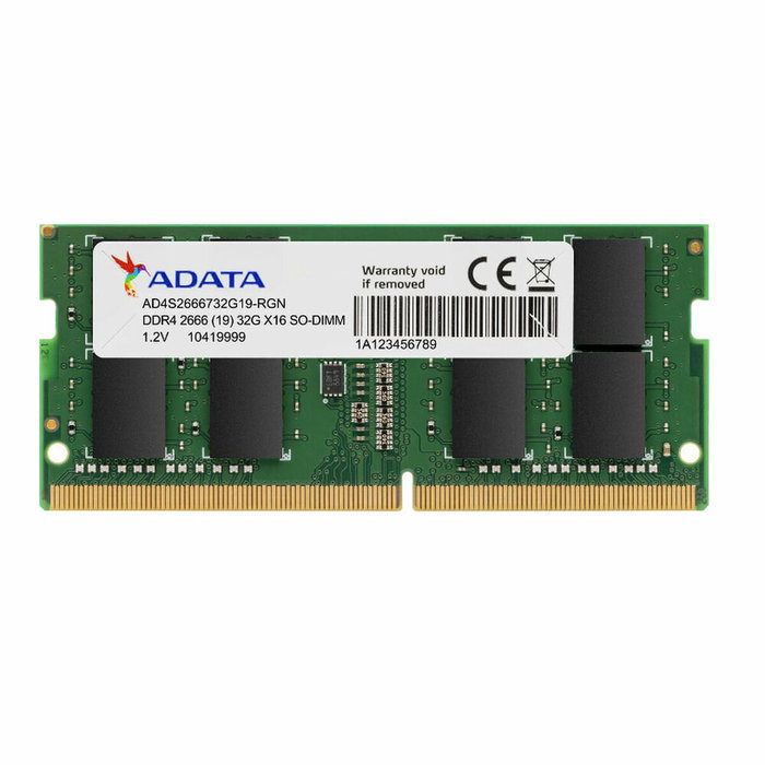 Adata Memoria RAM DDR4 8GB 2666 MHz SO-DIMM AD4S26668G19-SGN Adata Memoria RAM DDR4 8GB 2666 MHz SO-DIMM AD4S26668G19-SGN