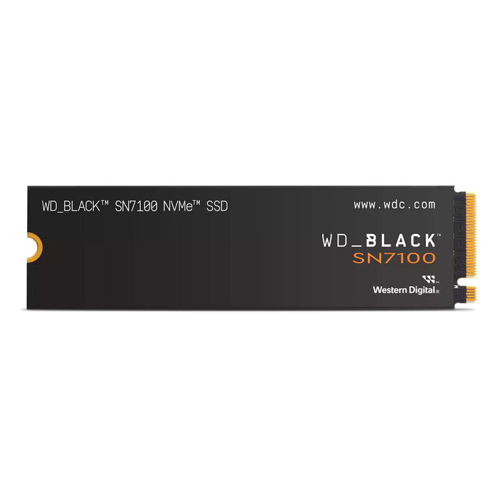 WD Black SN7100 SSD NVMe M.2 1TB PCIe 4.0 7250 MB/s, hasta 6900 MB/s escritura, 2280, garantía 5 años