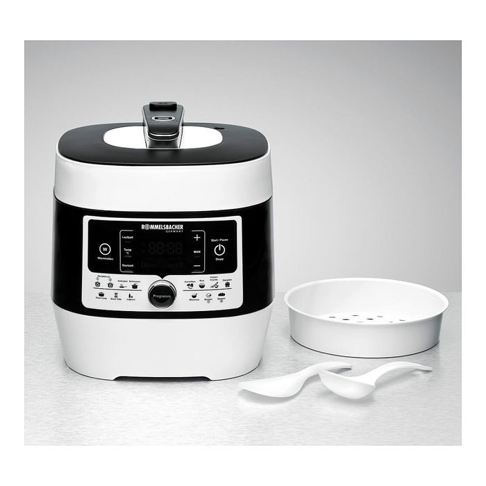 ROMMELSBACHER MD 1000 Dampfdruck-& Multikocher, 4 L, 1000 W