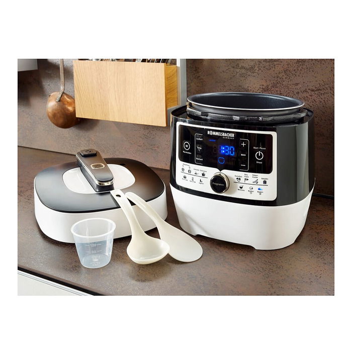 ROMMELSBACHER MD 1000 Dampfdruck-& Multikocher, 4 L, 1000 W