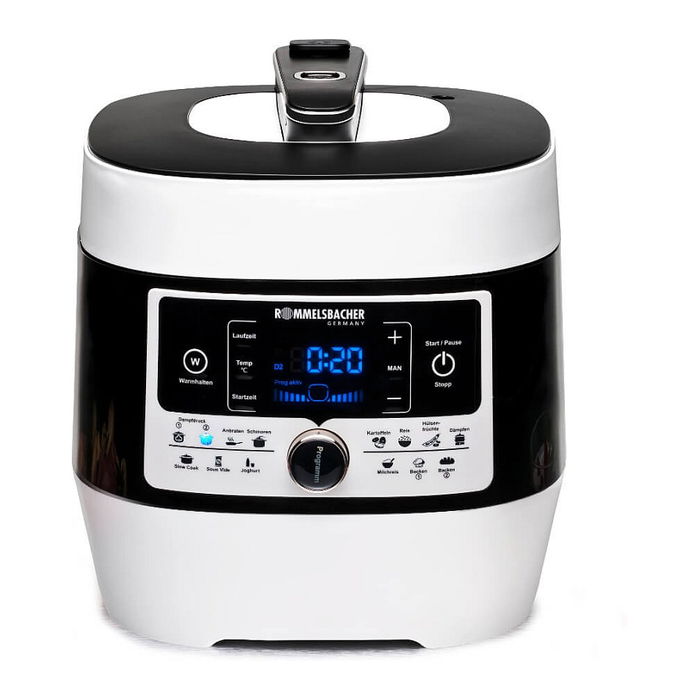 ROMMELSBACHER MD 1000 Dampfdruck-& Multikocher, 4 L, 1000 W