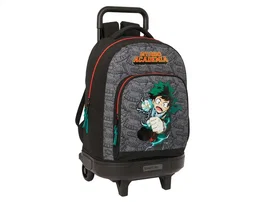 Safta Mochila escolar grande con ruedas compact extraible My Hero Academia 450x220x330 mm