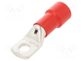 BM GROUP Terminal de anillo tubular aislado M16 rojo