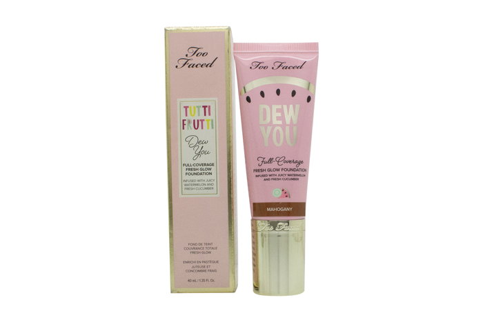 Too Faced Tutti Frutti Dew You Full-Coverage Fresh Glow Foundation 40ml - Mahogany