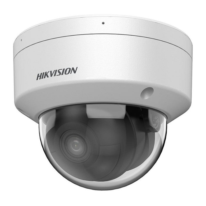 Hikvision DS-2CD2186G2H-ISU Cámara IP 8MP AcuSense Dome Exterior, 2.8mm, Visión Nocturna 30m, WDR 130dB, IP67, PoE, Blanco