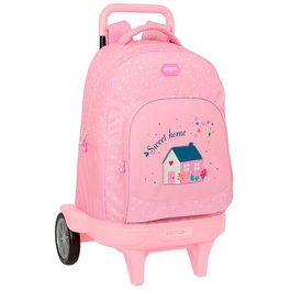 Safta Mochila Grande con Ruedas Compact Evolution Extraíble Glowlab Kids Sweet Home