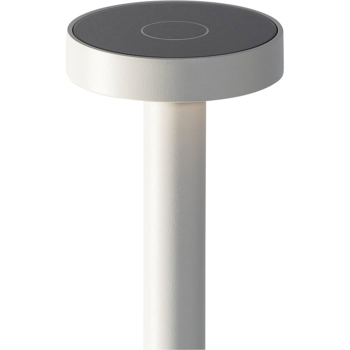 Sompex BORO White Lámpara de pie recargable con diseño de aluminio
