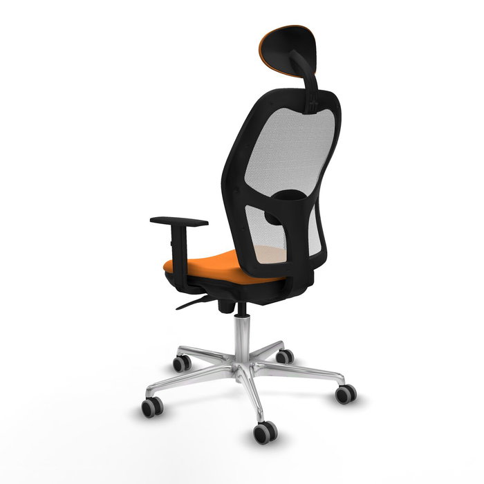 PIQUERAS Y CRESPO Silla de oficina Jorquera Naranja y Blanco PIQUERAS Y CRESPO Silla de oficina Jorquera Naranja y Blanco