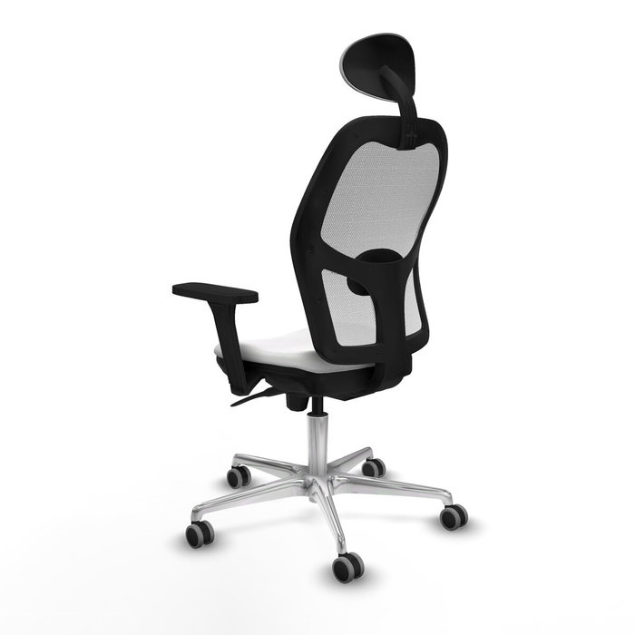 PIQUERAS Y CRESPO Silla de oficina Jorquera Blanca con Mecanismo Sincro PIQUERAS Y CRESPO Silla de oficina Jorquera Blanca con Mecanismo Sincro