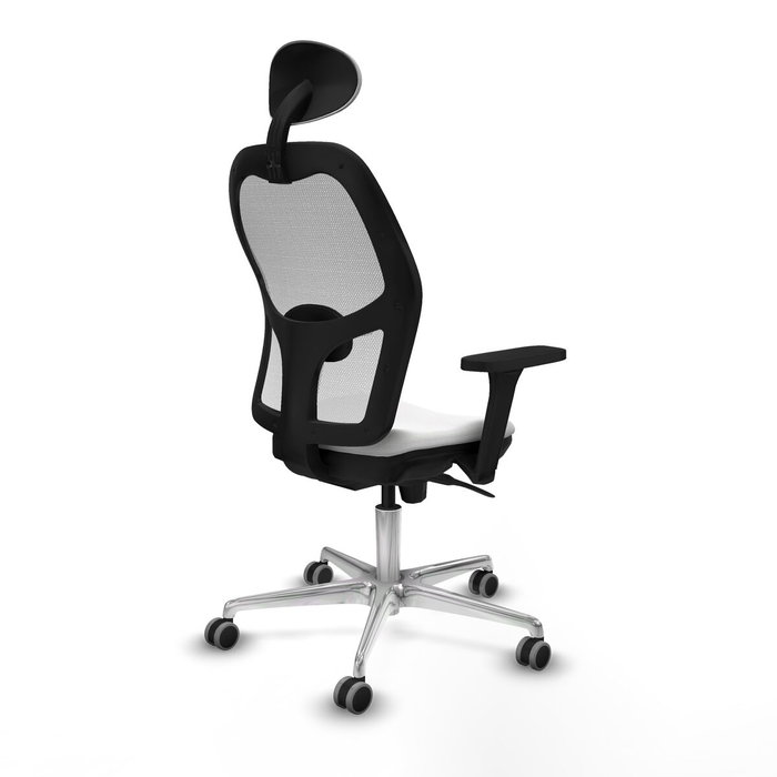 PIQUERAS Y CRESPO Silla de oficina Jorquera Blanca con Mecanismo Sincro PIQUERAS Y CRESPO Silla de oficina Jorquera Blanca con Mecanismo Sincro