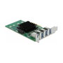 DeLOCK PCIe x4 a 4 USB 3.2 Gen 1 Externos - Tarjeta de Expansión Quad Channel 5 Gbps, Factor de Forma Low Profile, Compatible con Windows y Linux