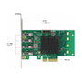 DeLOCK PCIe x4 a 4 USB 3.2 Gen 1 Externos - Tarjeta de Expansión Quad Channel 5 Gbps, Factor de Forma Low Profile, Compatible con Windows y Linux