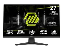 MSI Monitor Gaming MAG 272F 27" Full HD 1920x1080 Rapid IPS 200Hz 0.51ms FreeSync Premium
