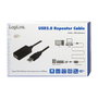 LogiLink Cable USB tipo A a tipo A de 10 metros, negro